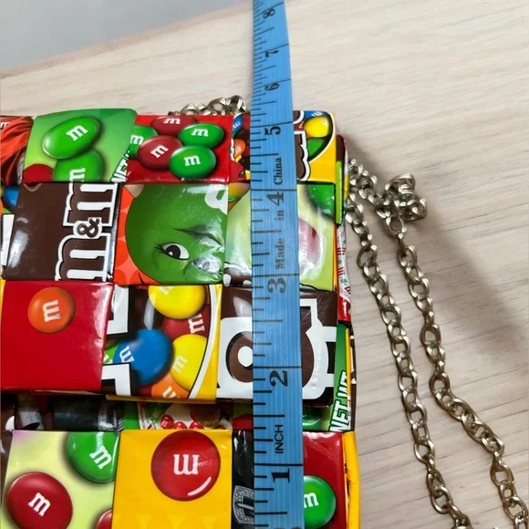 M&M’s wrapper bag with silver chain - Picture 7 of 7